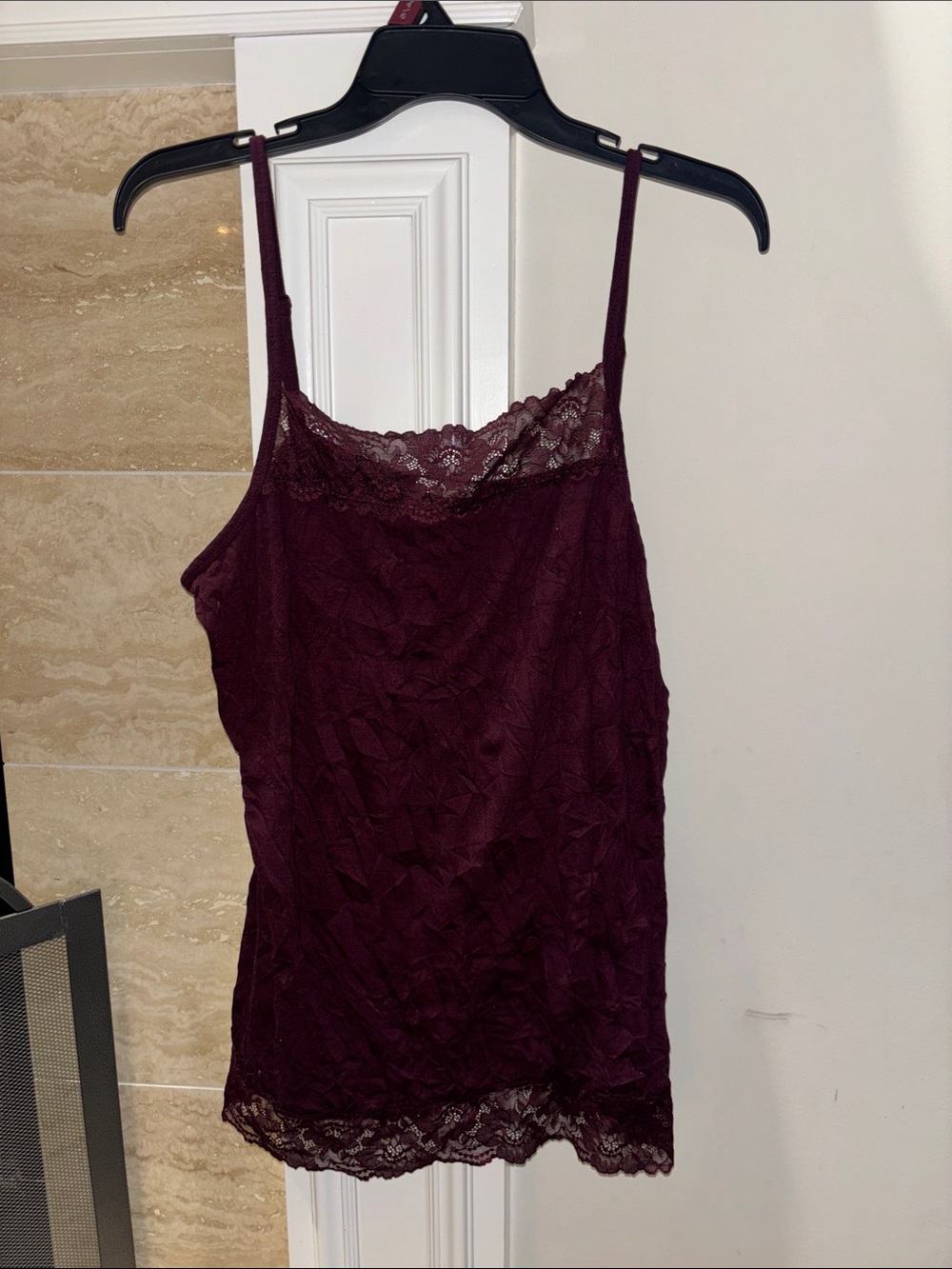 Maurices Wine Lace-Trim Camisole